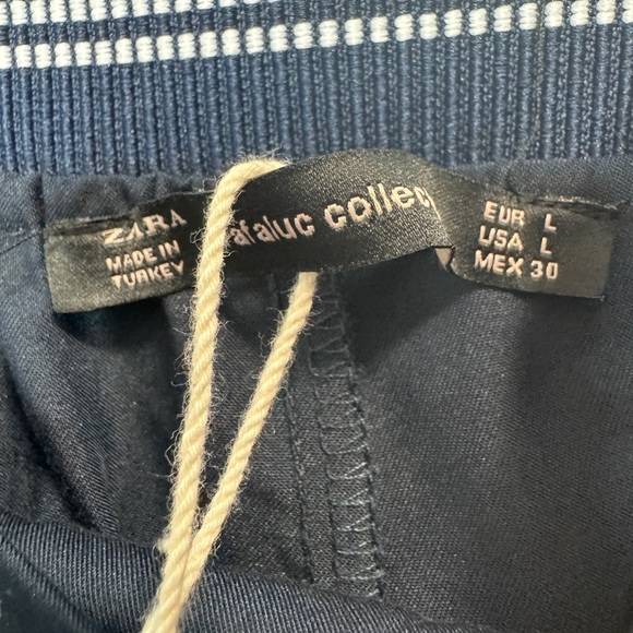 Zara Navy Casual Dress Trousers - Picture 6 of 11